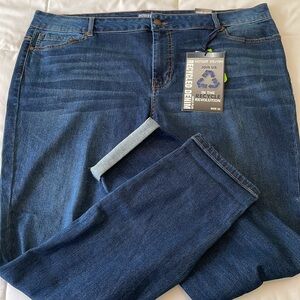 Indigo Fusion - women’s recycled denim blue  jeans